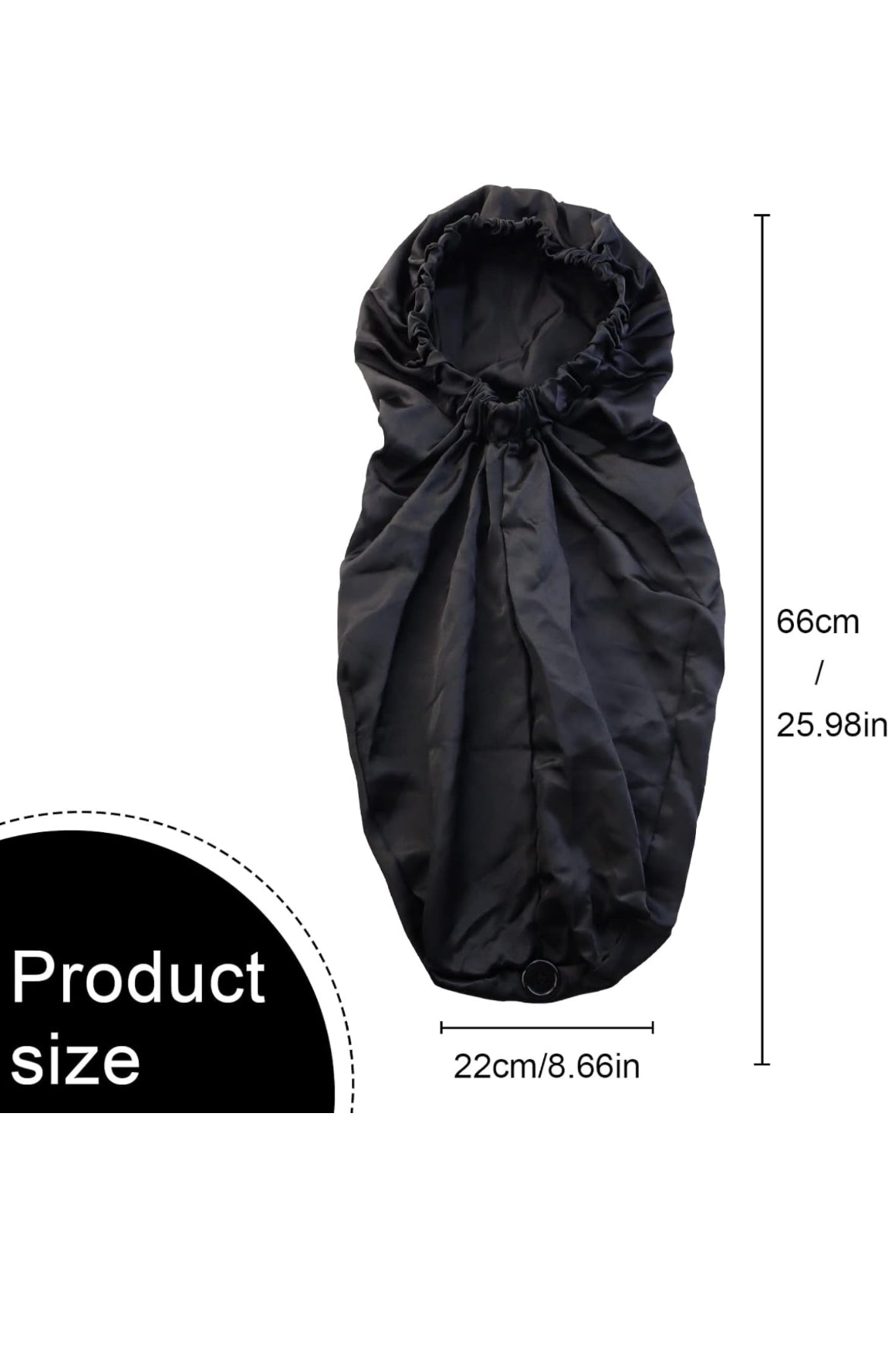 Foldable Long Satin Sleeping Caps